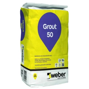 grout 50 anclaje y nivelacion saco 25kg qui1380