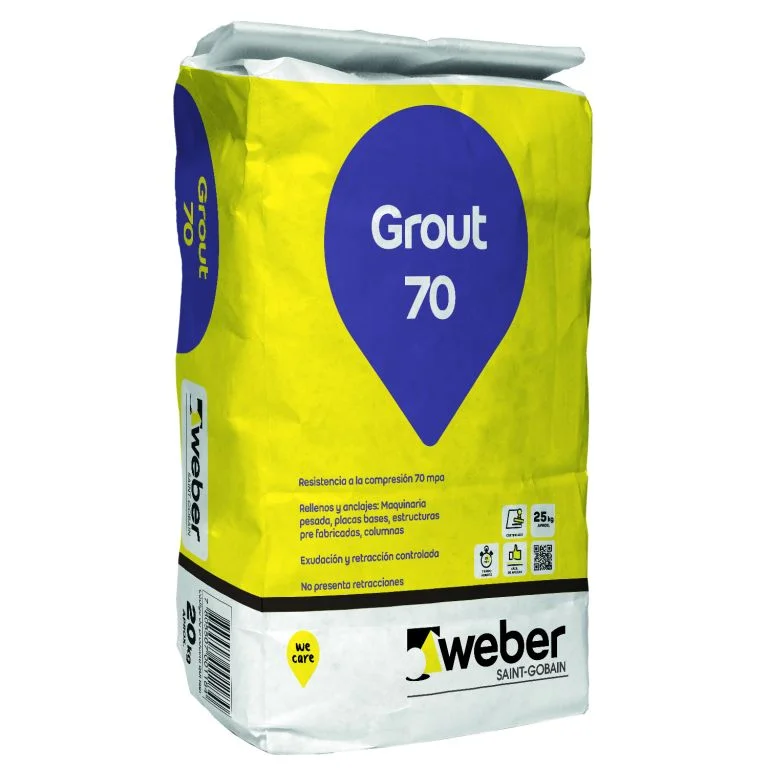 grout 70 anclaje y nivelacion saco 25kg qui1381