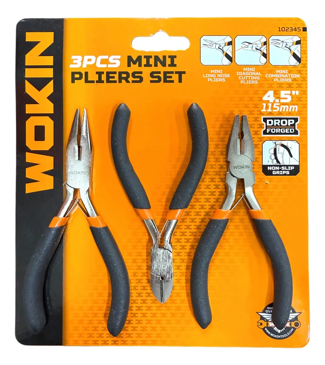 set de alicates mini 3 piezas 102345 - Imagen 3