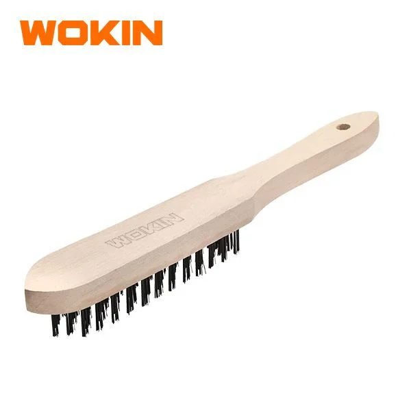 escobilla de acero con mango 5 lineas 323505 - Imagen 2