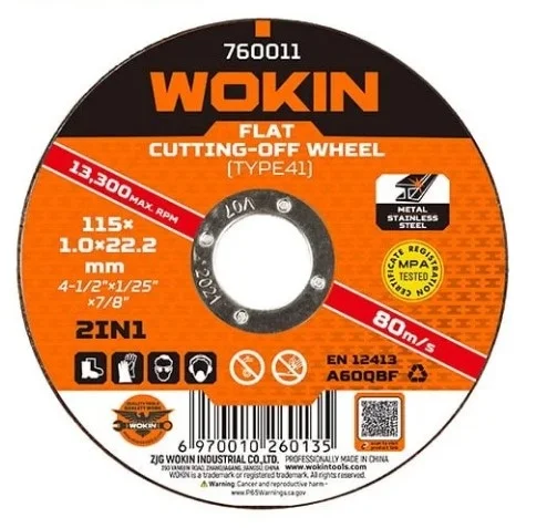 disco corte metal 115x1.2x22.2mm 760111