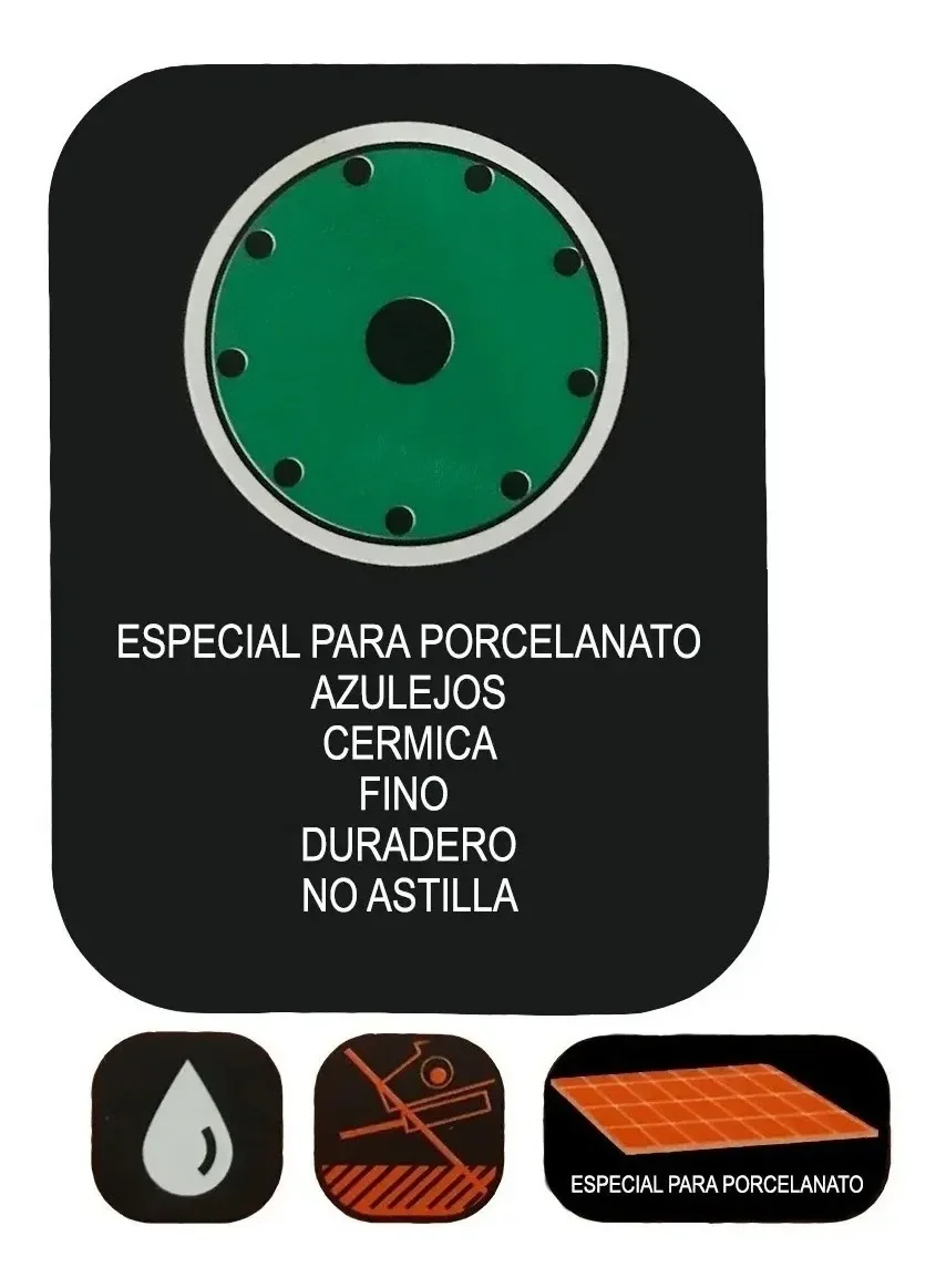 disco diamant hum 115(4-1/2")x22.2mm(7/8") 763211 - Imagen 2