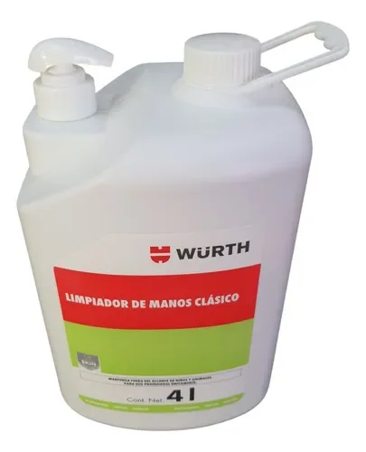 jabon de manos mecanico 4 lts wurth