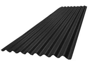 zinc micro ondulado pp 0,35x796x2500 negro ral9017