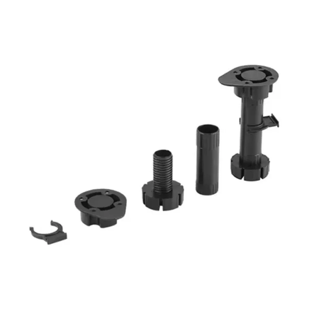 pata zocalo 10cm x 4 un + clip prisma